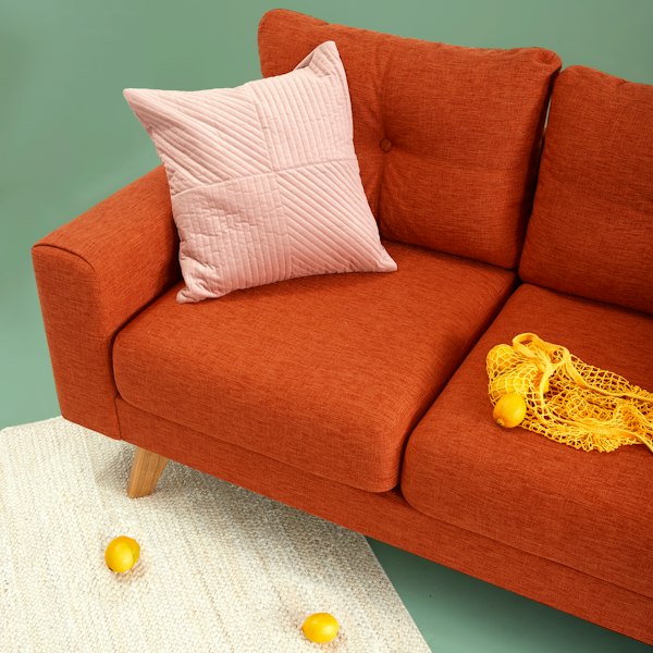 Jacquard chenille with decorative pattern